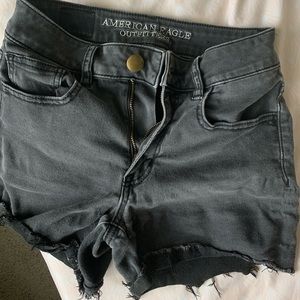 GRAY AMERICAN EAGLE SHORTS